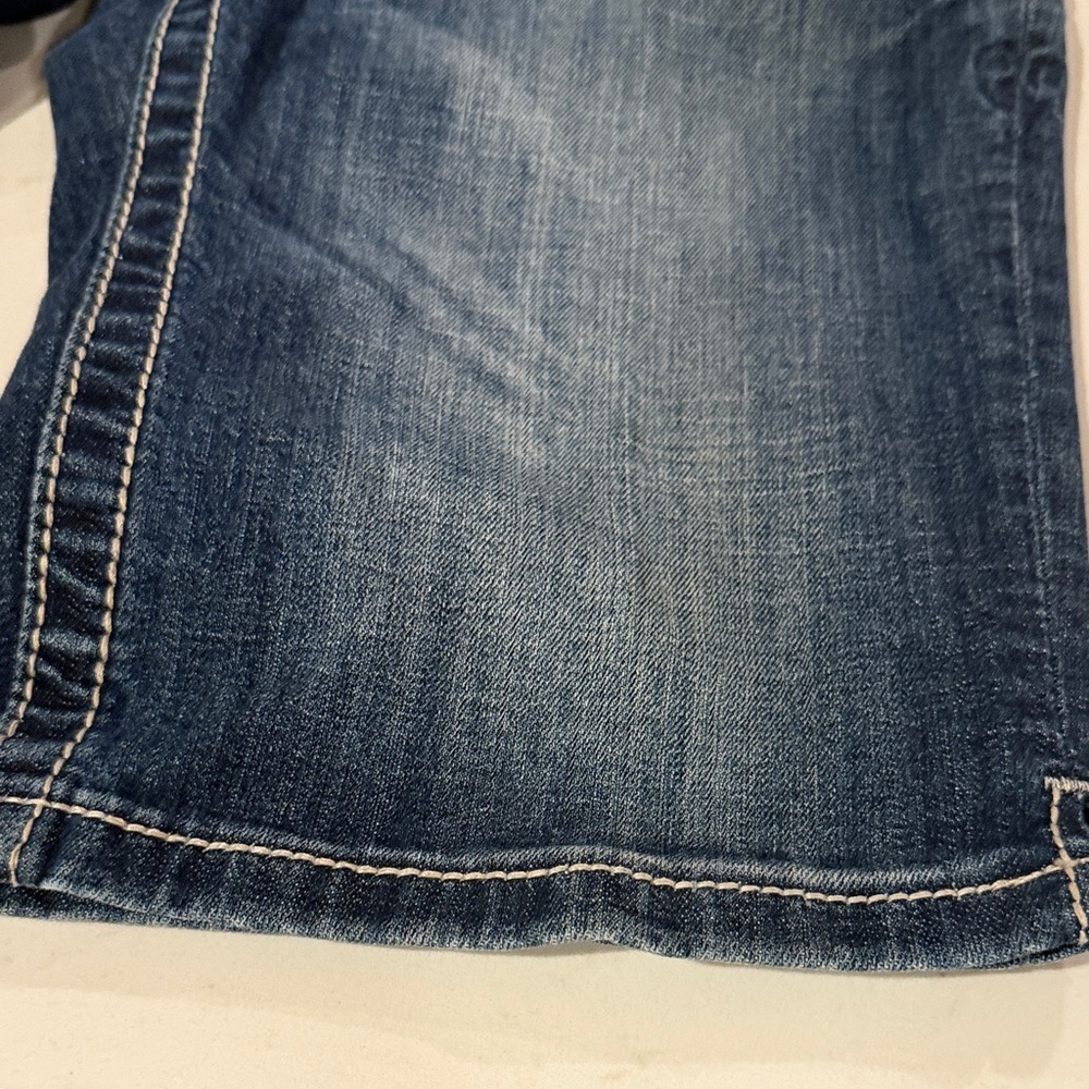 Miss Me Dark Blue Denim Bermudas - Picture 6 of 11